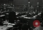 Standbild Nürnberger Prozesse Nürnberg Deutschland, 1946, aus Sekunde 27 historischem Filmmaterial Videoclip 65675024472
