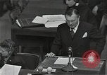 Image of Chief Prosecutor Jackson Nuremberg Germany, 1946, second 49 stock footage video 65675024491