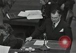 Image of Chief Prosecutor Jackson Nuremberg Germany, 1946, second 58 stock footage video 65675024491