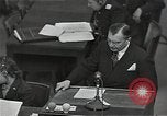 Image of Chief Prosecutor Jackson Nuremberg Germany, 1946, second 61 stock footage video 65675024491