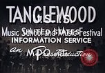 Standbild Serge Koussevitzky Tanglewood Massachusetts USA, 1950, aus Sekunde 7 historischem Filmmaterial Videoclip 65675024527
