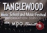 Standbild Serge Koussevitzky Tanglewood Massachusetts USA, 1950, aus Sekunde 8 historischem Filmmaterial Videoclip 65675024527