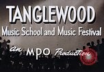 Standbild Serge Koussevitzky Tanglewood Massachusetts USA, 1950, aus Sekunde 9 historischem Filmmaterial Videoclip 65675024527