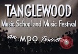 Standbild Serge Koussevitzky Tanglewood Massachusetts USA, 1950, aus Sekunde 11 historischem Filmmaterial Videoclip 65675024527