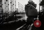 Image destroyers lancé Kearny New Jersey USA, 1939, de la seconde 37 séquences d'archives historiques vidéo 65675024543