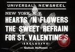 Image of floral Valentines new fad New York United States USA, 1939, second 6 stock footage video 65675024548