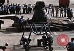 Image of Aurora 7 space capsule placed aboard a C-124 aircraft Ceiba Puerto Rico, 1962, second 10 stock footage video 65675024557