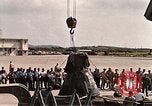 Image of Aurora 7 space capsule placed aboard a C-124 aircraft Ceiba Puerto Rico, 1962, second 25 stock footage video 65675024557