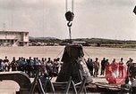 Image of Aurora 7 space capsule placed aboard a C-124 aircraft Ceiba Puerto Rico, 1962, second 33 stock footage video 65675024557