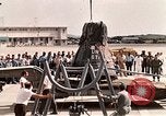 Image of Aurora 7 space capsule placed aboard a C-124 aircraft Ceiba Puerto Rico, 1962, second 35 stock footage video 65675024557