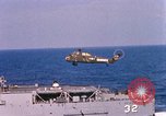 Standbild US Marine Corps UH 34D Hubschrauber Atlantik, 1962, aus Sekunde 18 historischem Filmmaterial Videoclip 65675024585