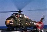 Standbild US Marine Corps UH 34D Hubschrauber Atlantik, 1962, aus Sekunde 20 historischem Filmmaterial Videoclip 65675024589