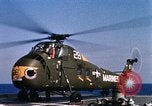 Standbild US Marine Corps UH 34D Hubschrauber Atlantik, 1962, aus Sekunde 24 historischem Filmmaterial Videoclip 65675024589