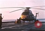Image of US Marine Corp UH 34D helicopter Atlantic Ocean, 1962, second 1 stock footage video 65675024591