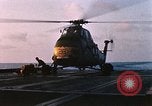 Image of US Marine Corp UH 34D helicopter Atlantic Ocean, 1962, second 23 stock footage video 65675024591