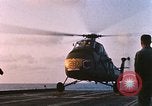 Image of US Marine Corp UH 34D helicopter Atlantic Ocean, 1962, second 25 stock footage video 65675024591