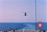 Image of US Marine Corp UH 34D helicopter Atlantic Ocean, 1962, second 35 stock footage video 65675024592