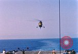 Image of US Marine Corp UH 34D helicopter Atlantic Ocean, 1962, second 39 stock footage video 65675024592
