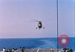 Image of US Marine Corp UH 34D helicopter Atlantic Ocean, 1962, second 41 stock footage video 65675024592