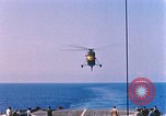 Image of US Marine Corp UH 34D helicopter Atlantic Ocean, 1962, second 43 stock footage video 65675024592