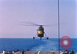 Image of US Marine Corp UH 34D helicopter Atlantic Ocean, 1962, second 54 stock footage video 65675024592