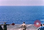 Standbild US Marine Corps UH 34D Hubschrauber landet auf Deck Cape Canaveral Florida USA, 1962, aus Sekunde 8 historischem Filmmaterial Videoclip 65675024593