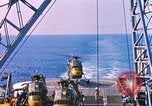 Image of US Marine Corp UH 34D helicopter Atlantic Ocean, 1962, second 30 stock footage video 65675024594