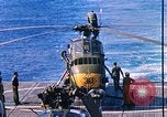 Image of US Marine Corp UH 34D helicopter Atlantic Ocean, 1962, second 40 stock footage video 65675024594