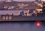 Standbild US-Zerstörer USS Wren (DD-568) Cape Canaveral Florida USA, 1962, aus Sekunde 11 historischem Filmmaterial Videoclip 65675024601