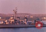 Standbild US-Zerstörer USS Wren (DD-568) Cape Canaveral Florida USA, 1962, aus Sekunde 17 historischem Filmmaterial Videoclip 65675024601