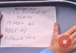 Immagine di Partenza di USS Dewey Norfolk Virginia USA, 1962, secondo 6 filmato di repertorio 65675024617