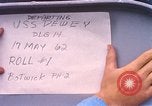 Immagine di Partenza di USS Dewey Norfolk Virginia USA, 1962, secondo 7 filmato di repertorio 65675024617