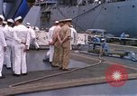 Immagine di Partenza di USS Dewey Norfolk Virginia USA, 1962, secondo 55 filmato di repertorio 65675024617