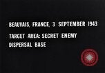 Standbild Mission über Enemy Territory BEAUVAIS FRANKREICH, 1943, aus Sekunde 4 historischem Filmmaterial Videoclip 65675024659