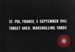 Standbild Mission über Enemy Territory Saint Paul Frankreich, 1943, aus Sekunde 12 historischem Filmmaterial Videoclip 65675024660