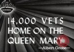 Image of Royal Mail Ship Queen Mary New York United States USA, 1945, second 1 stock footage video 65675024698