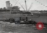 Image of Royal Mail Ship Queen Mary New York United States USA, 1945, second 52 stock footage video 65675024698