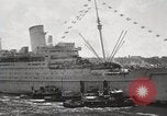 Image of Royal Mail Ship Queen Mary New York United States USA, 1945, second 54 stock footage video 65675024698