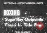 Image Sugar Ray Robinson Jersey France, 1950, de la seconde 1 séquences d'archives historiques vidéo 65675024699