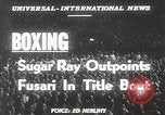 Image Sugar Ray Robinson Jersey France, 1950, de la seconde 5 séquences d'archives historiques vidéo 65675024699