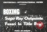 Image Sugar Ray Robinson Jersey France, 1950, de la seconde 6 séquences d'archives historiques vidéo 65675024699