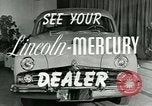 Image of Lincoln-Mercury automobile with arm rest New York United States USA, 1949, second 18 stock footage video 65675024705