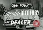 Image of Lincoln-Mercury automobile with arm rest New York United States USA, 1949, second 20 stock footage video 65675024705