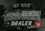 Image of Lincoln-Mercury automobile with arm rest New York United States USA, 1949, second 24 stock footage video 65675024705