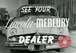 Immagine di Lincoln-Mercury automobile con ampio bagagliaio New York United States USA, 1949, secondo 20 filmato di repertorio 65675024707