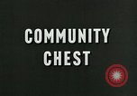 Image of Community Chest New York City USA, 1950, second 20 stock footage video 65675024715