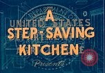 Image of U shaped kitchen United States USA, 1949, second 11 stock footage video 65675024716