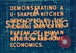 Image of U shaped kitchen United States USA, 1949, second 17 stock footage video 65675024716