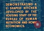 Image of U shaped kitchen United States USA, 1949, second 23 stock footage video 65675024716