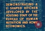 Image of U shaped kitchen United States USA, 1949, second 24 stock footage video 65675024716